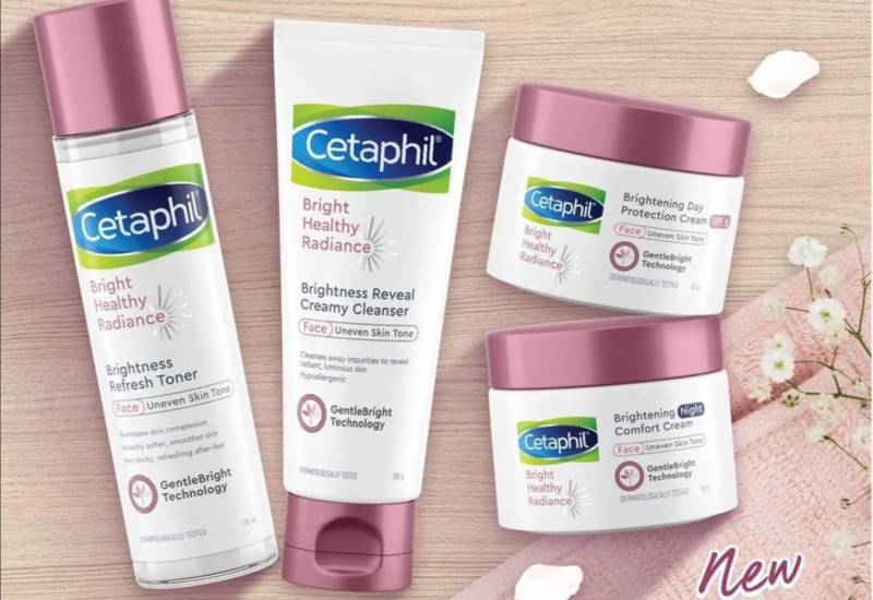 Set penjagaan wajah untuk kulit sihat