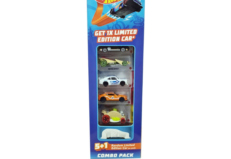 Kereta mainan Hot Wheels dalam kotak