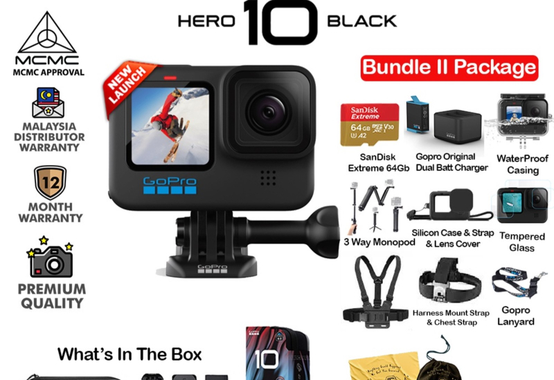 Kamera aksi GoPro untuk merakam