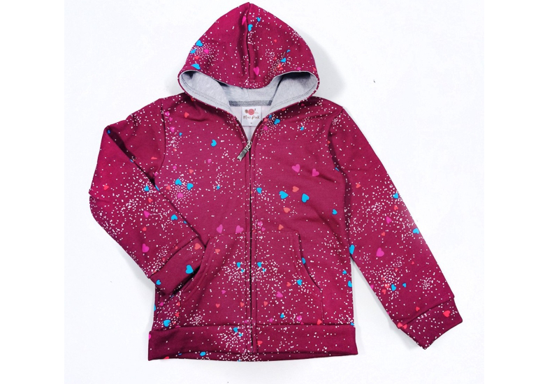 Hoodie yang selesa untuk kanak-kanak perempuan