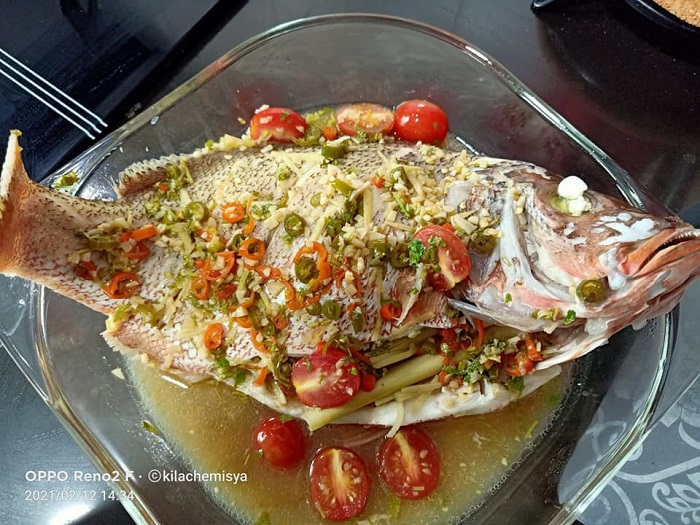 Himpunan pelbagai hidangan masakan ikan merah yang sedap dan menggugah selera