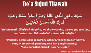 Ilustrasi posisi sujud tilawah