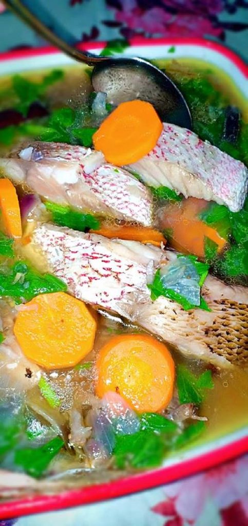 sup ikan merah